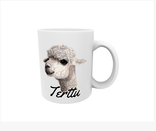 Terttu / Alpaca / Lama - Namn Mugg