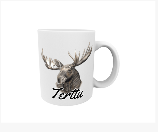 Terttu / Hjort - Namnmugg