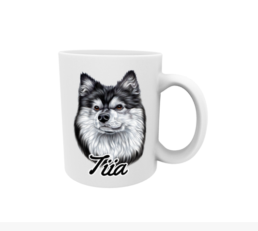 Tiia / Lapphund - Personlig mugg (Hundraser)