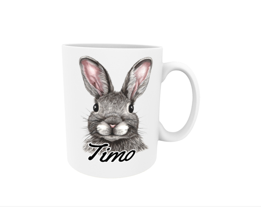 Timo / Brown Bear - Name Mug