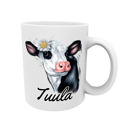 Tuula / Mustavalkoinen Lehmä -Muki
