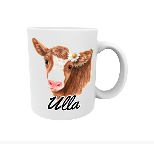 Ulla / Brun Ko Mugg