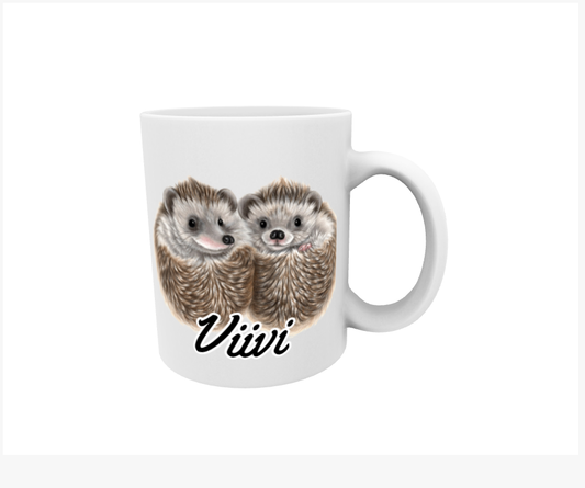 Viivi / Hedgehog Balls - Namn Mugg