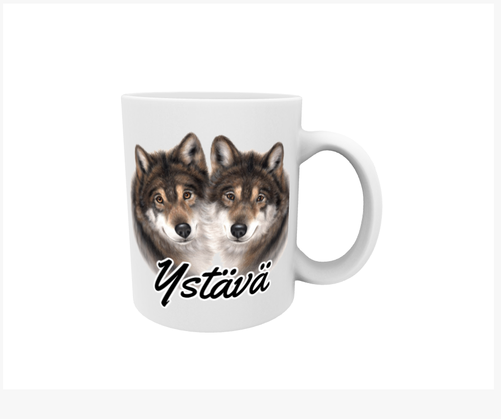 Friend / Wolf Couple -Friend Mug