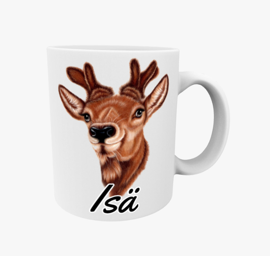 Dad / Reindeer Brown Mug