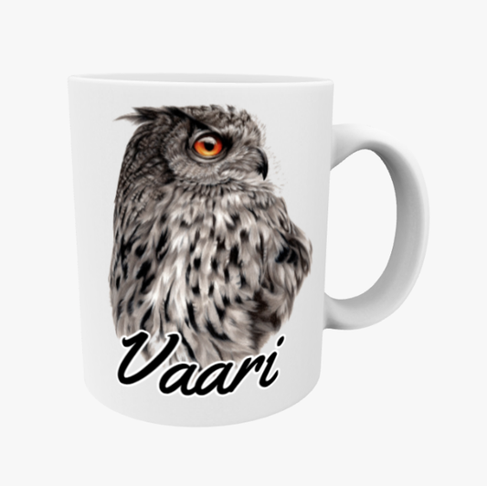 Morfar / Uggla Grå mugg
