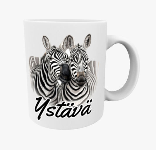 Vän / Zebrapar - Vänmugg