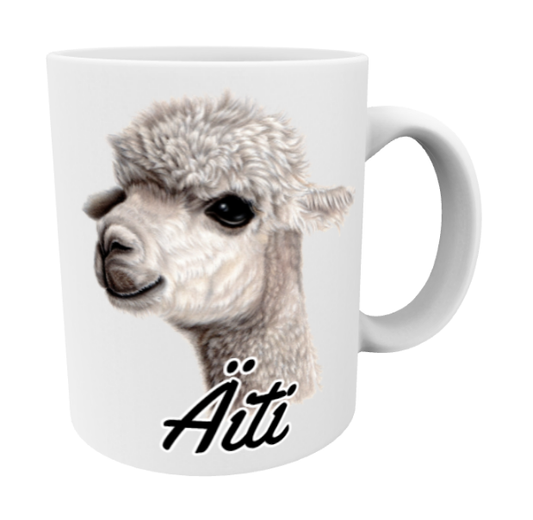 Äiti / Alpakka-Laama -Muki