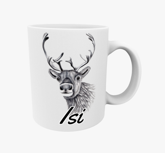 Daddy / Reindeer Grey Mug
