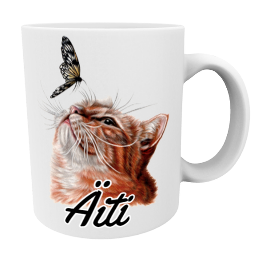 Äiti / Kissa ja Perhonen -Muki