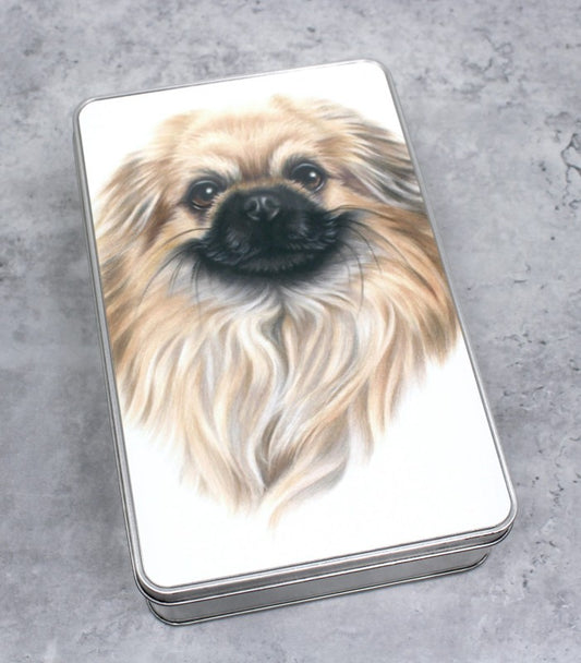 Tibetan Spaniel / Tipsu - Tin Box (Dog Breeds)