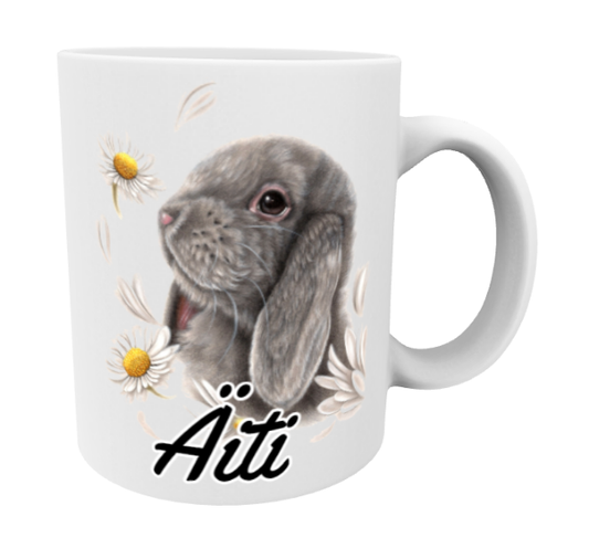 Äiti / Pupu ja Kukat -Muki