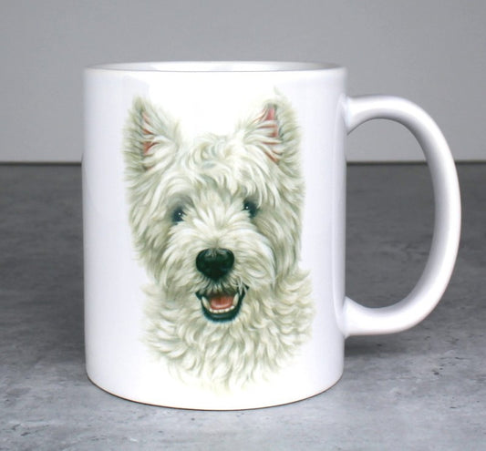 Westie Valkoinen Länsiylämaanterrieri -Muki (Koirarodut)