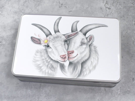 Goat Couple - Tin Box (Love)