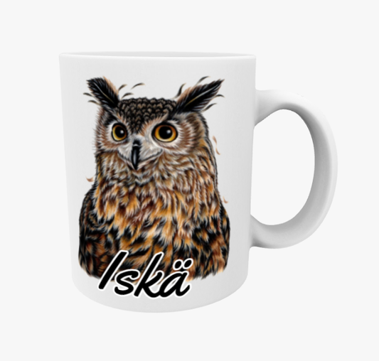 Dad / Owl Brown Mug