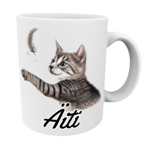 Äiti / Harmaasulkakissa -Muki